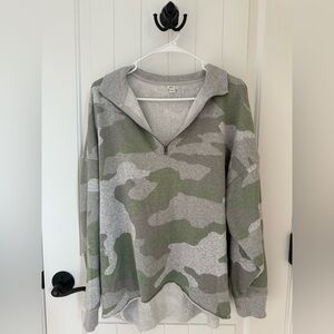 aerie camo crewneck